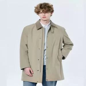 헤지스 남성 25SS [3/4 SYSTEM] 베이지 디테쳐블 헌팅 코트 HZCO5A101I2