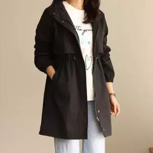 [써니11] string 트렌치 후드사파리