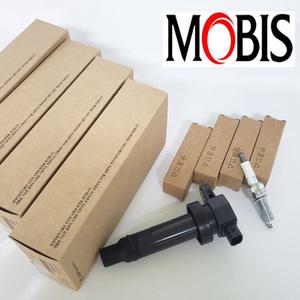 [모비스 순정품] IG 더뉴그랜저 17년~22년 3.0 3.3가솔린 점화코일6개+ 플러그6개 차량 한대분