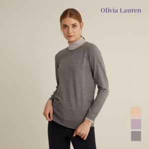 [올리비아로렌] 베이직 반넥 티셔츠_VOBBLXS1121