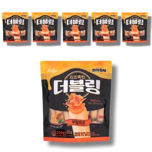 진주햄 천하장사 더블링 뿌링치즈 250g(25g x 10개입) 6봉