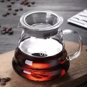 고원 티로직 핸드드립 커피서버 600ml 내열유리 주전자 포트