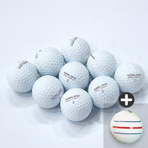 커클랜드 로스트볼 A+ 3피스 삼선퍼터라인 화이트 20알