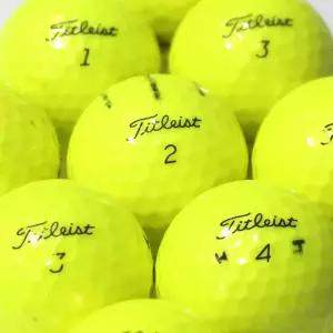 타이틀리스트 옐로우 혼합 A-급 PRO V1.V1X.AVX 3.4피스 50개 로스트볼 골프공