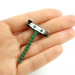 코사지 브로치 부토니에 만들기 부자재 재료 DIY 핀 코사지핀 브로치핀 핀재료 12p