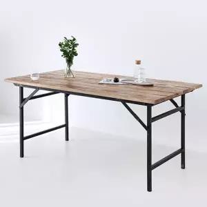 [마켓비] PECRE 빈티지접이식테이블 150x80 PC0128TB