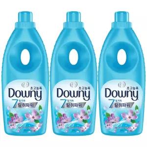 다우니 초고농축 섬유유연제 레몬그라스와 라일락 본품 1L 3개