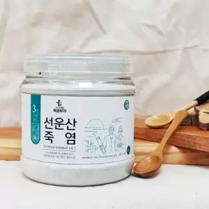 (800g) 3번 구워 만든 선운산죽염/요리/음식용/아이들/입욕제/마사지/죽염/치아용/식용/구운/고체/가루
