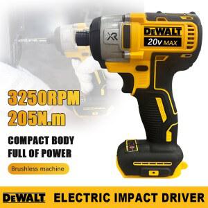 Dewalt DCF887 무선 스크루 드라이버 브러시리스 205N.m 전기 임팩트 20V 배터리 용 드릴