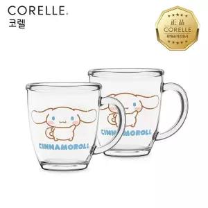코렐 코디 시나모롤 유리 머그 380ml 2P