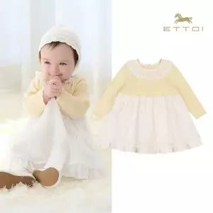 [롯데백화점]에뜨와 애나KNIT 원피스 07S724005/유아,백일,돌선물,조카선물