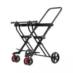 쌍둥이 트라이크 유모카 경량 연년생 접이식 2인 유모차