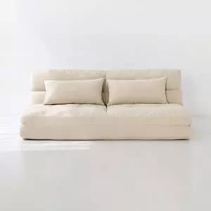 [마켓비]앰보 3인 좌식 소파베드 베이지 3516.6395