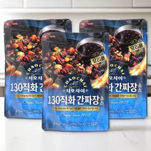 샘표 차오차이 요리용 130직화 간짜장 소스 165g x3개 / 중화요리 간편조리