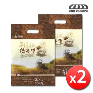 태평선식 귀리 15곡밀 40g x 25포 x 2팩 옛날 볶은 미숫가루 아침 식사대용 곡물가루 선식 간편식 대용식