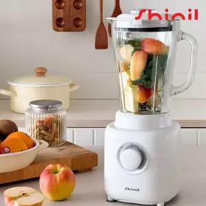 [신일전자]신일 다용도 유리 소형믹서기 고속 블렌더 가정용 믹서기 8중 칼날 SMX-H17TV