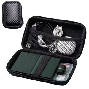 4인치 유니버설 MP3/MP4 플레이어 케이스, 음악 플레이어를 위한 보호 커버 - 충격 방지 및 방진, 이어버드, USB 케이블, 메모리 카드 장착(케이스 전용)