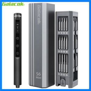 Glacok S6 MAX 5단 토크 정밀 전기 드라이버 세트 DIY 3.7V 충전식 드라이버 iPhone 분해 수리 도구