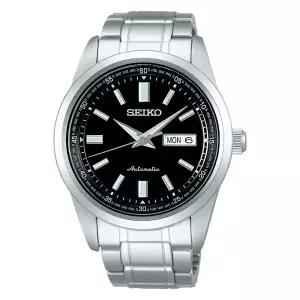 SEIKO 셀렉션 메카니컬 자동·수동 겸용 남성 시계 데이·데이트 SARV003 실버
