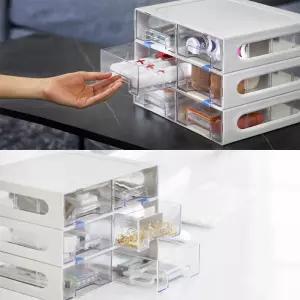 6칸 수납 서랍 플라스틱 서랍장 티백 믹스커피 약품 보관함 약서랍 펜트리 수납함 정리함