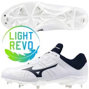 MIZUNO버디일체형징야구화232614[흰곤] 대성스포츠