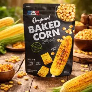 구운옥수수 우유시즈닝 베이키드콘 오리지날 20g X 9봉