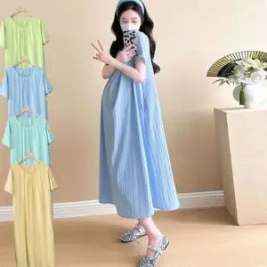 여성 와이드 드레스 임부복 반팔 원피스 임부원피스 반팔원피스