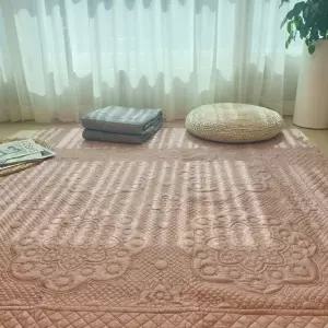 (엑센트하우스) 모달 코스모스 자수 카페트 [ANN762]