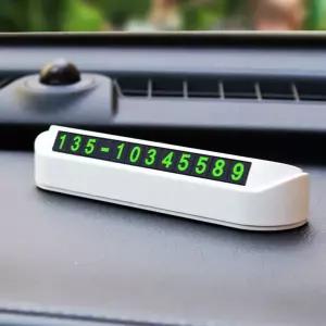 자동차 전화번호 번호판 임시 스티커 용품 차량용 주차 번호판 전화 도구