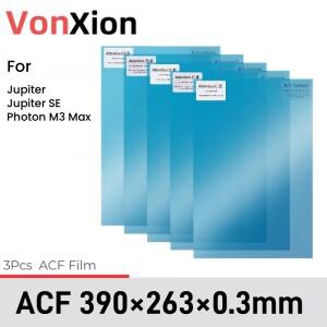 Vonxion 3개입 ACF 릴리스 필름 390x263x0.3mm ELEGOO Photon M3 Max Jupiter SE LCD SLA DLP UV 레진 3D
