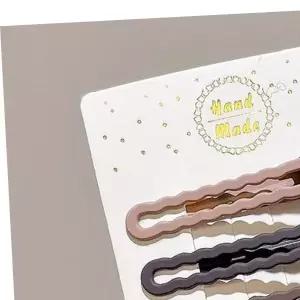 머리핀 앞머리 옆머리 헤어 집게핀 4개세트 LM-0478 올림머리핀