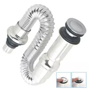 자동폽업아이트랩일체형 세면대배수관 세면기부속품 세면기부속