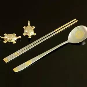 젓가락 수저세트 장수거북 부부수저세트