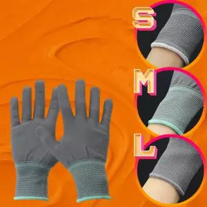 산업용 손보호 폴리 속장갑 1세트 S M L 회색 위생 작업용 무지 그레이