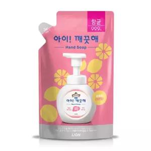 (레몬 200ml 리필 x 1개) 아이깨끗해/거품/액체/액상/화장실/욕실/업소용/버블/식당/가게/매장/카페/회사