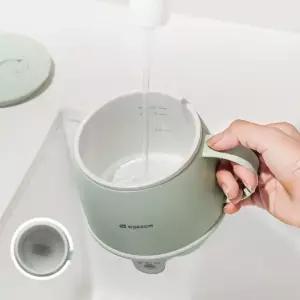 MOKKOM 휴대용 라면 컵 1인용 여행 음식 조리 포트 아침 식사 간식 요리용 사무실