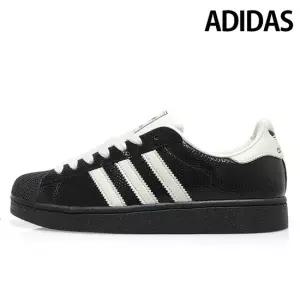 남성 여성 공용 슈퍼스타 II 2 운동화 코어블랙 IH9268