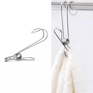 스텐 후크집게 S고리-11cm 스텐집게11CM 고무장갑집게 스텐후크집게 행주집게