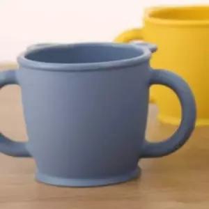 실리콘 양손 컵 어린이집물컵 유치원물컵 손잡이컵