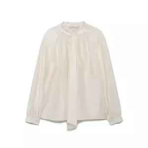 나이스클랍 텐셀 타이 블라우스 A254PWB905