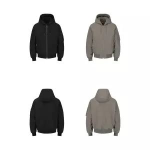 [앤드지](타임스퀘어점패션관) ANDZ 후드 탈부착 MA-1 스타일 블루종 점퍼 BZSG1JPS1202