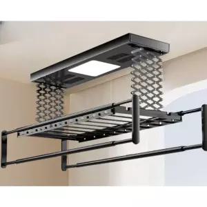 자동 빨래 건조대 조명 리모컨 전동빨래건조대 베란다 전동