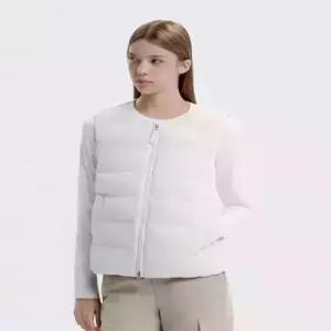 내셔널지오그래픽NATIONALGEOGRAPHIC N254WDV920 여성 헤론 U넥 경량 구스다운 베스트 CRYSTAL BEIGE