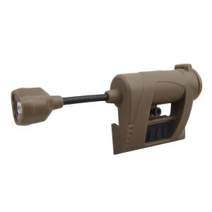 MPLS CHARGE 에어소프트 헬멧 라이트 3가지 모드 LED 사냥 램프 에너지 절약형 강력한 캠핑 장비