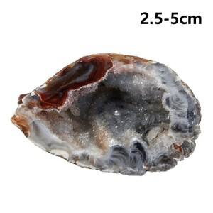 1개 DIY 원석 미네랄 광물 패션 스톤 천연 마노 지오드 크리스탈 클러스터 드루지 석영 슬라이스
