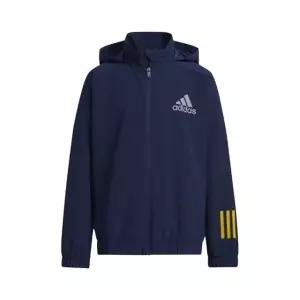 아디다스 키즈 YB 윈드브레이커 바람막이 자켓 네이비 GP0732