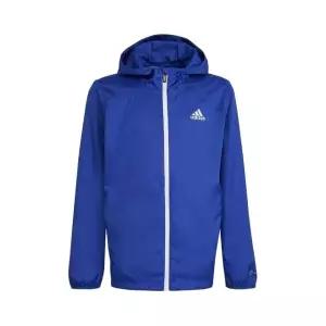 아디다스 키즈 U MTN 윈드브레이커 바람막이 자켓 블루 HG2086