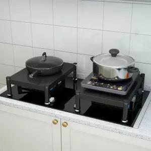 가정용 인덕션 가스레인지 방풍 다이 덮게 주방 원룸 원형 이동식 휴대용 선반 스텐