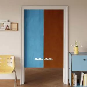 커튼 커튼방 주방 및 욕실 칸막이 침실 입구 반커튼 가정 장식 VIKAMA 패턴