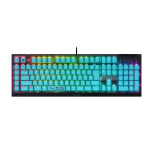 Zenless Zone Zero 게이밍 키보드 Razer BlackWidow V4X JP 에디션 일본어 레이아웃 사용자 지정 가능한 6개의 전용 매크로 키 다양한 컨트롤 유선 다기능 롤러 그린